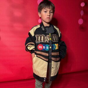 Y2K M&M’s Racing Jacket (Kids XL Fit) – Early 2000s Collectible
